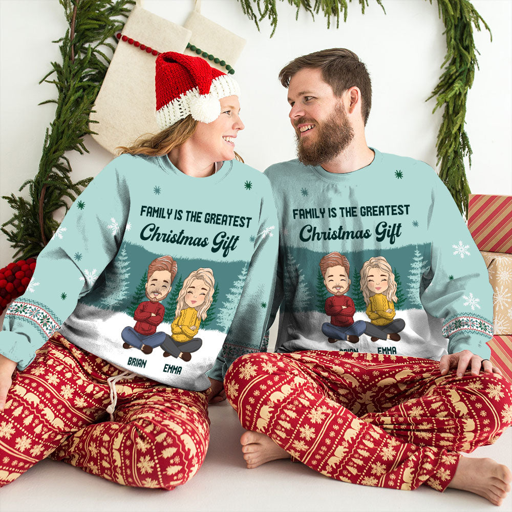 The Greatest Gift - Personalized Custom All-Over-Print Sweatshirt