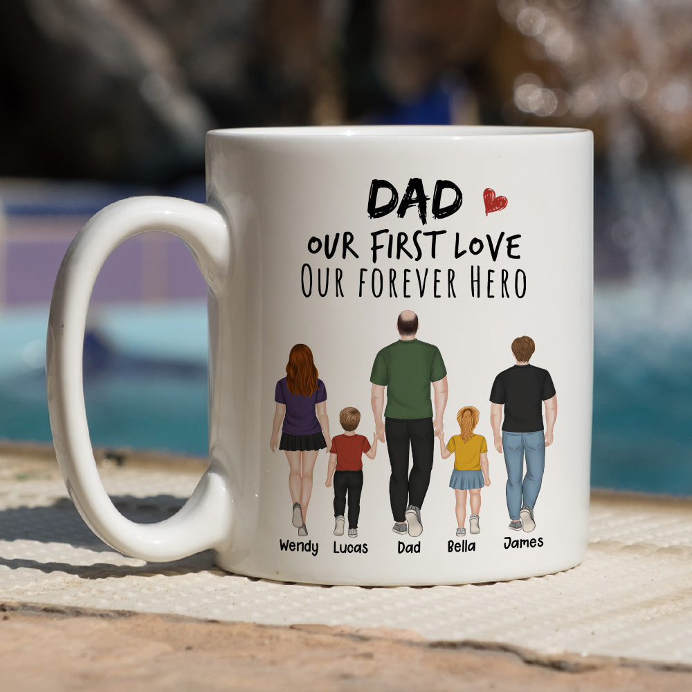 Our Forever Hero - Personalized Custom Coffee Mug