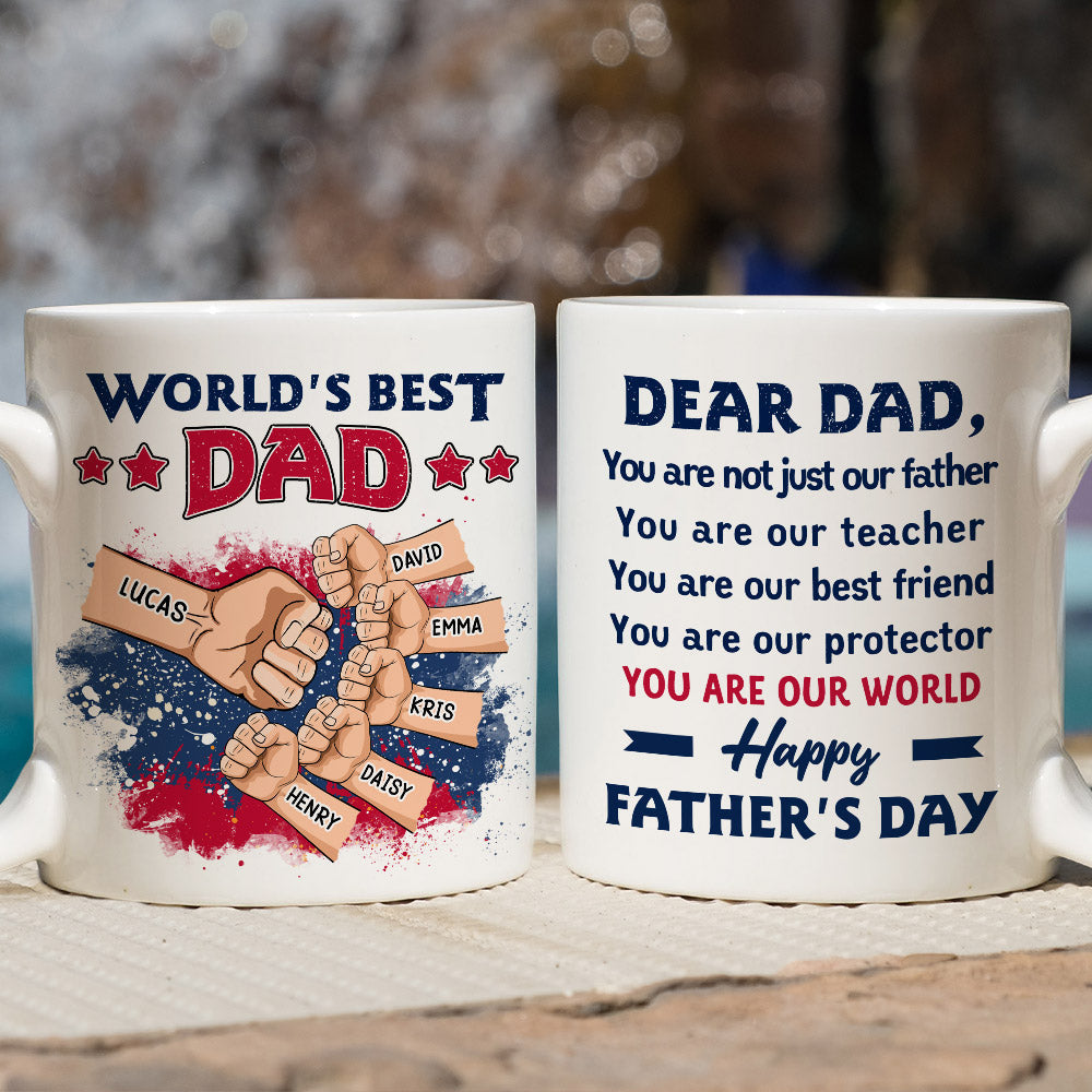 You Are My World - Personalized Custom Coffee Mug