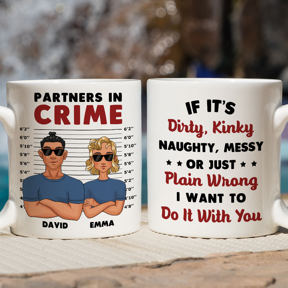 Crime Partners - Personalized Custom Coffee Mug