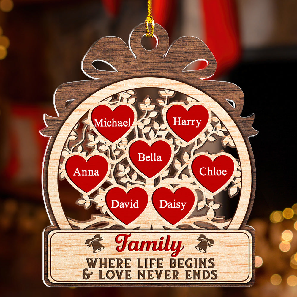 Together We Make Custom Quote - Personalized Custom Acrylic Ornament