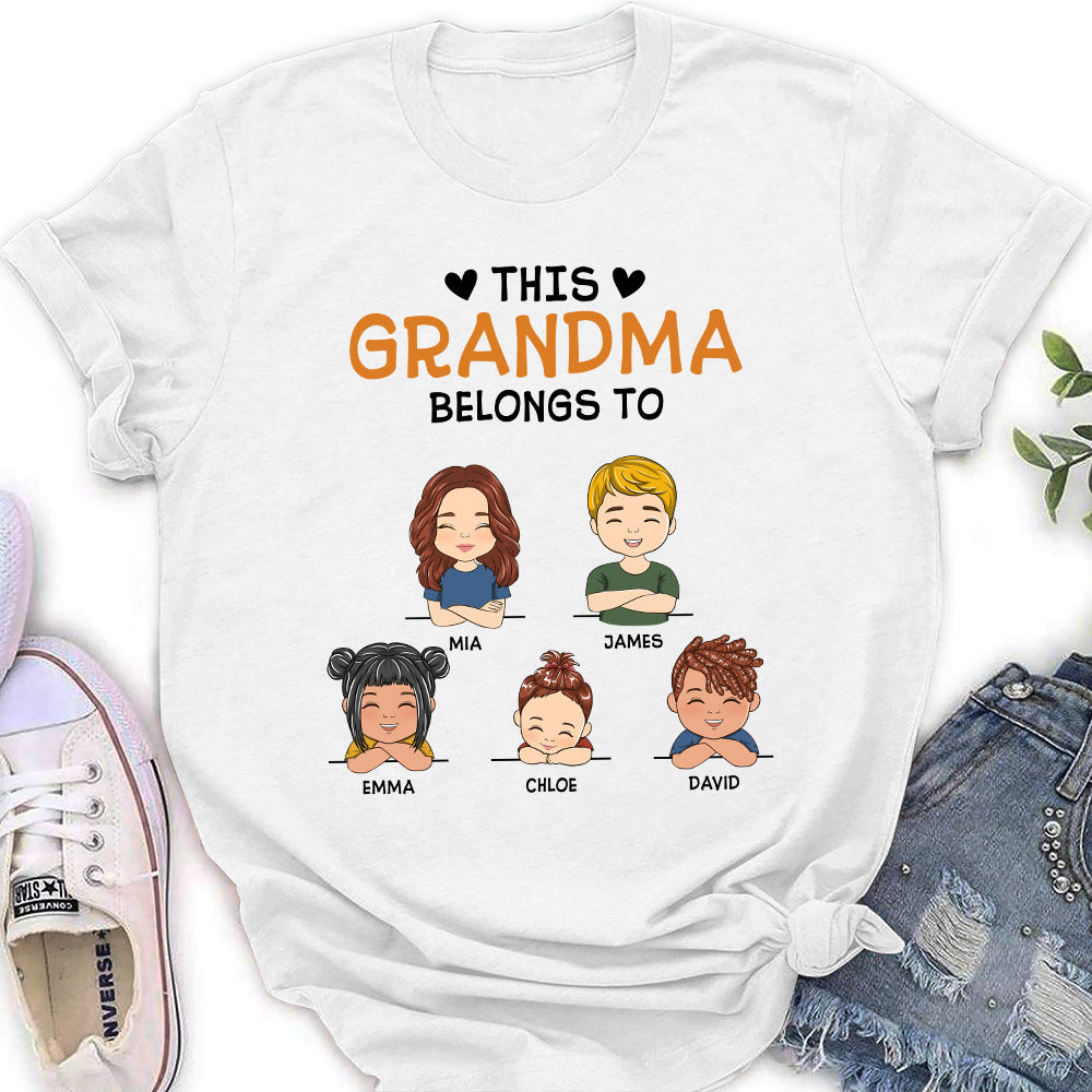 This Nana Belongs To - Personalized Custom Women's T-shirt