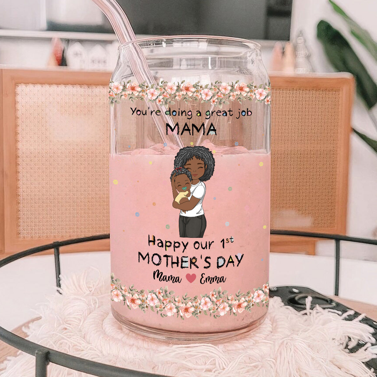 You Are Doing A Great Job - Personalized Custom Glass Can