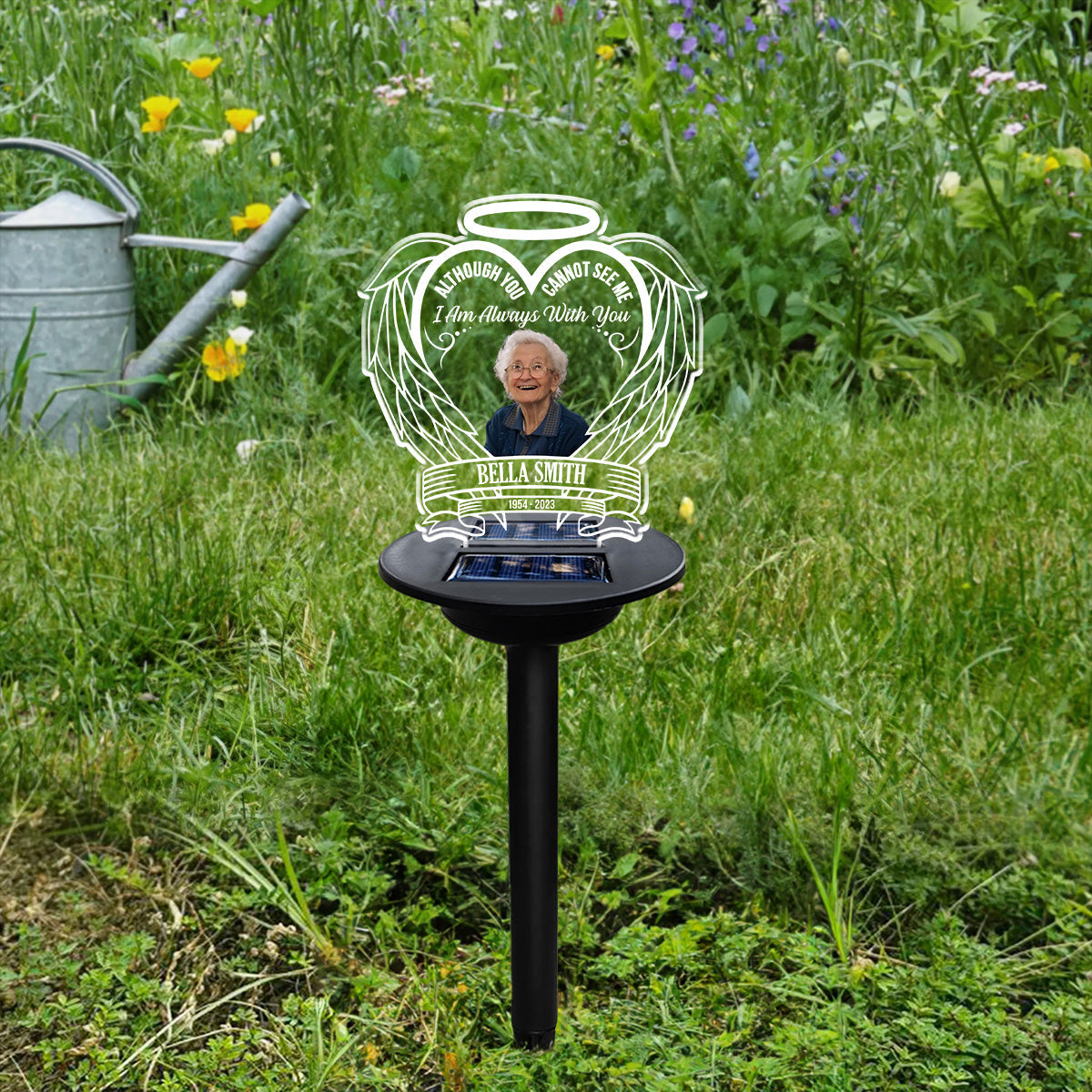 Always On Our Minds - Personalized Custom Solar Light