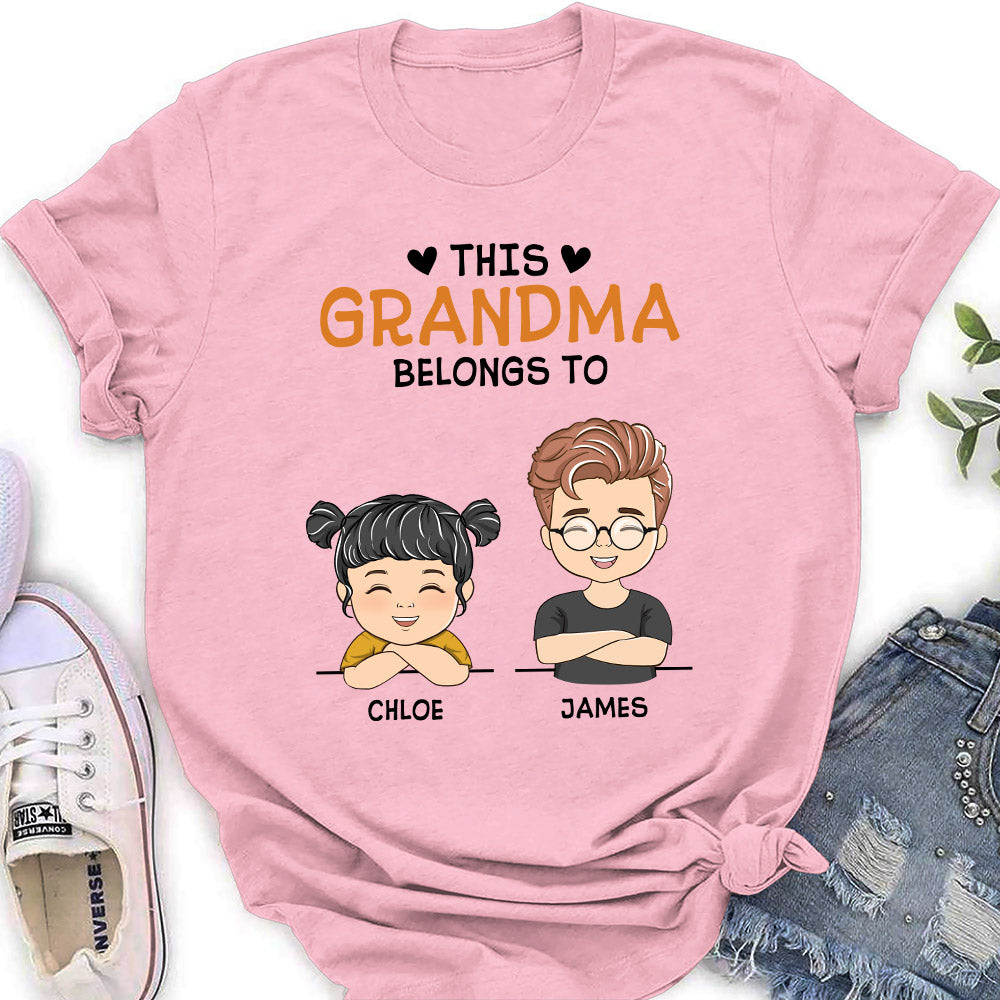 This Nana Belongs To - Personalized Custom Women's T-shirt