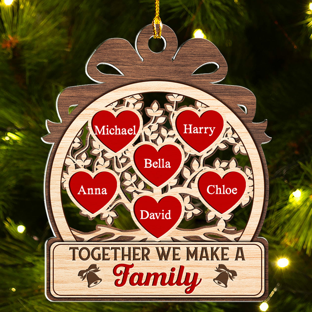 Together We Make Custom Quote - Personalized Custom Acrylic Ornament