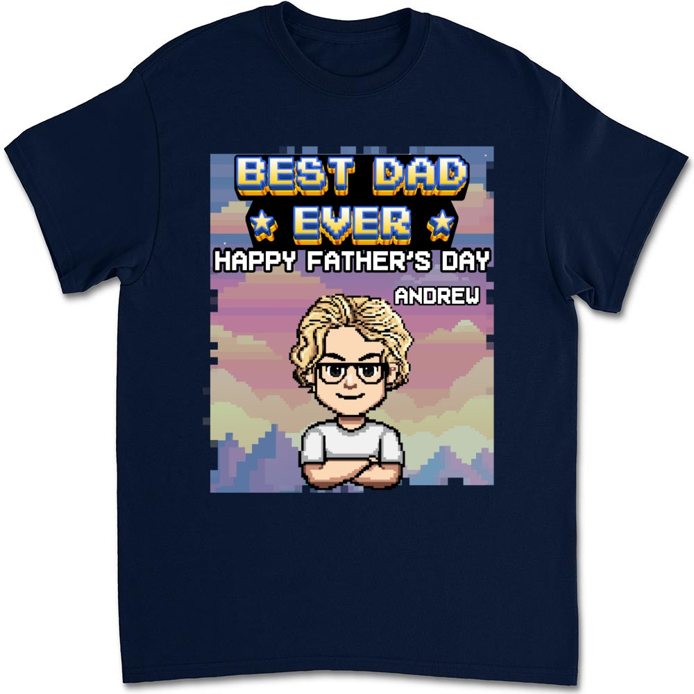 Dad Unlocked Legendary Status Achieved - Personalized Custom Shirt