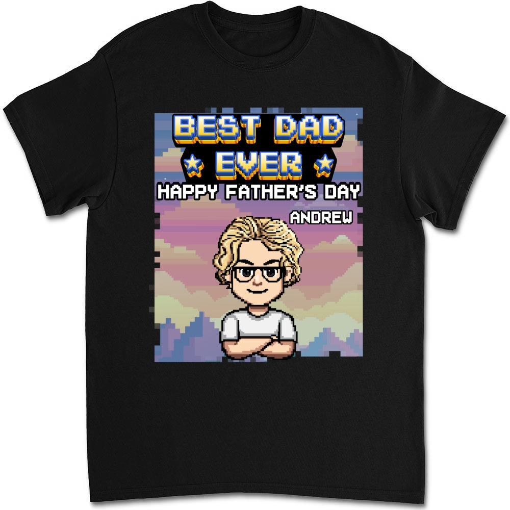 Dad Unlocked Legendary Status Achieved - Personalized Custom Shirt