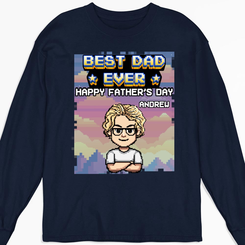 Dad Unlocked Legendary Status Achieved - Personalized Custom Shirt