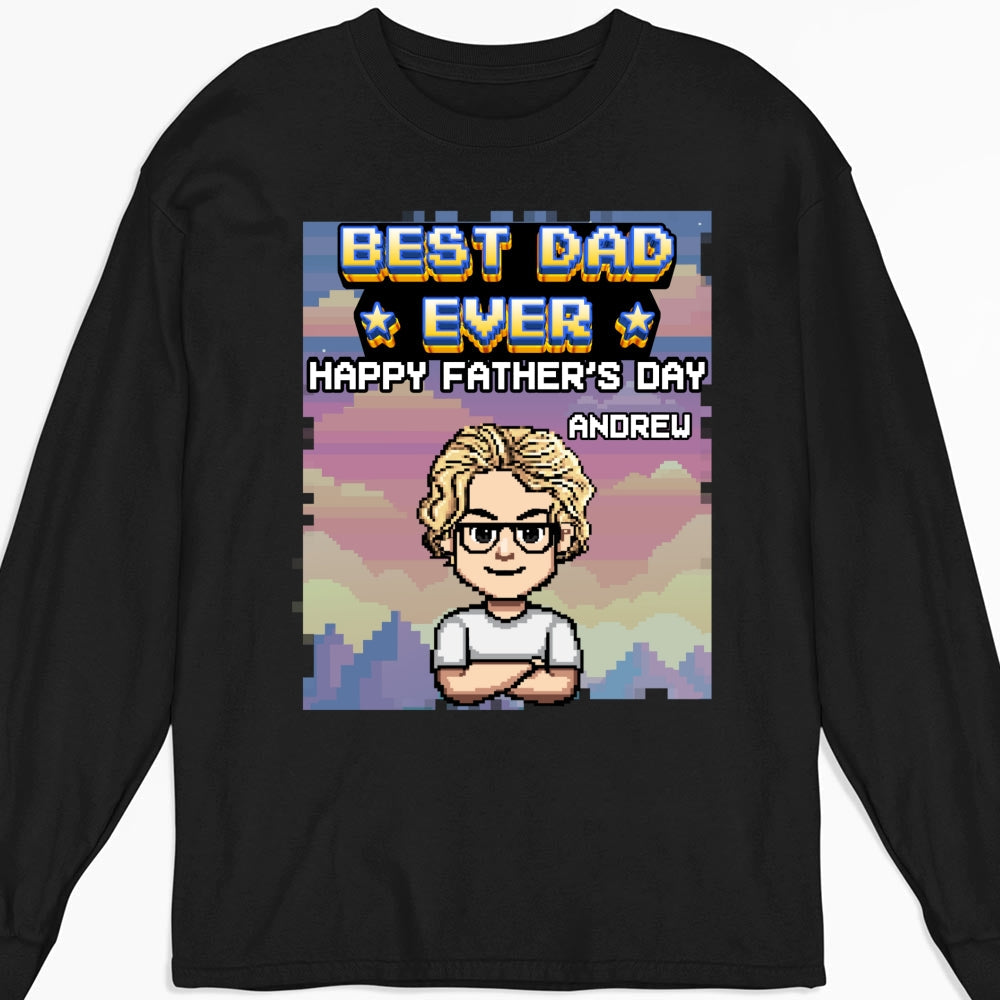 Dad Unlocked Legendary Status Achieved - Personalized Custom Shirt