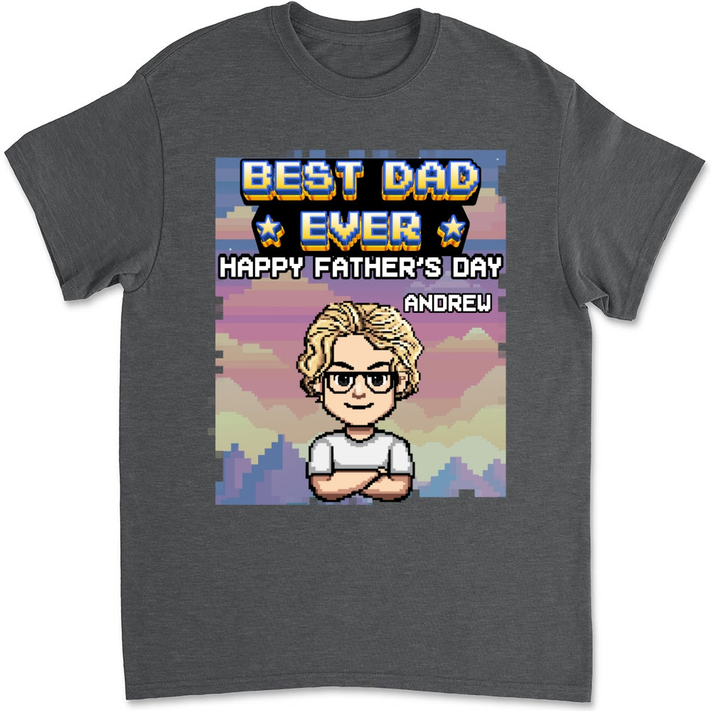 Dad Unlocked Legendary Status Achieved - Personalized Custom Shirt