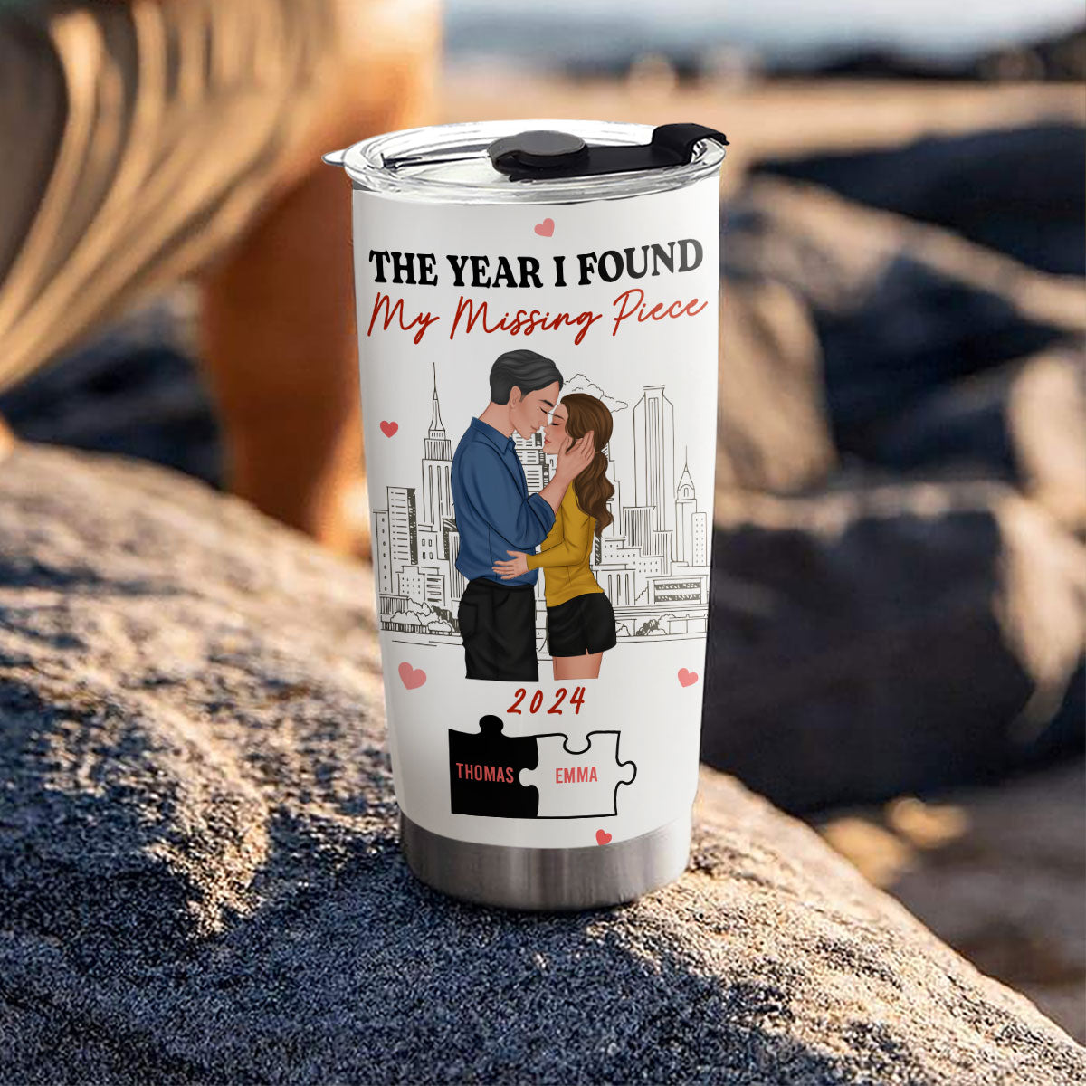 The Year I Found My Perfect Lover - Personalized Custom Tumbler