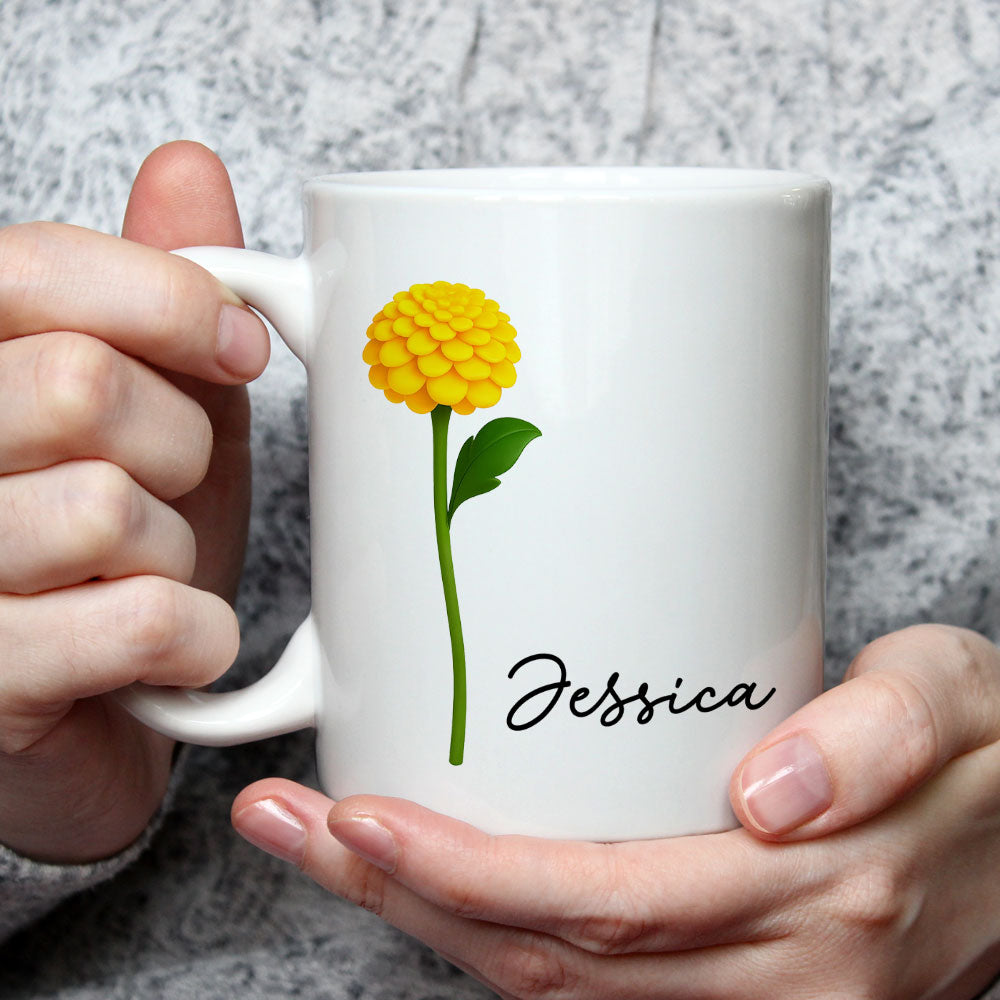 Friends Are Flowers That Never Fade 2 - Personalized Custom Coffee Mug