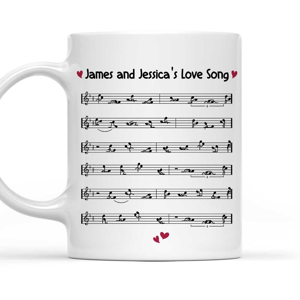 Our Love Song - Personalized Custom Coffee Mug