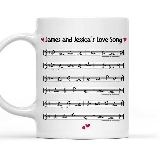 Our Love Song - Personalized Custom Coffee Mug
