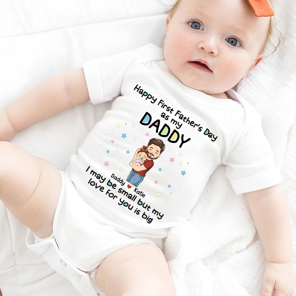 Daddy and Kid - Personalized Custom Baby Onesie