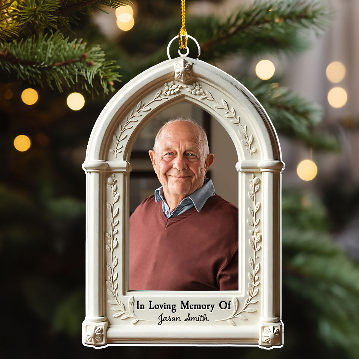 In Loving Memorial - Personalized Custom Acrylic Ornament