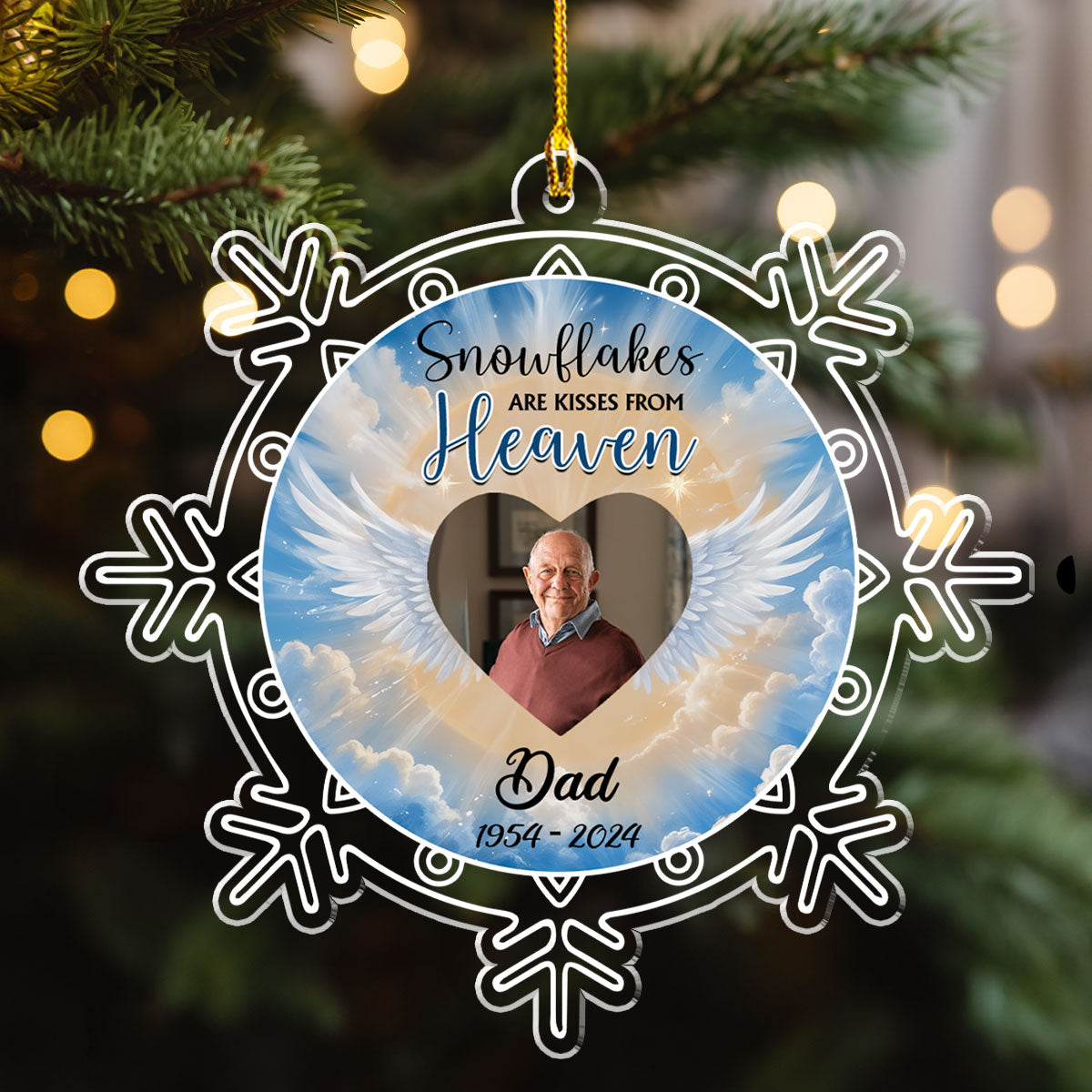 Snowflakes - Personalized Custom Acrylic Ornament