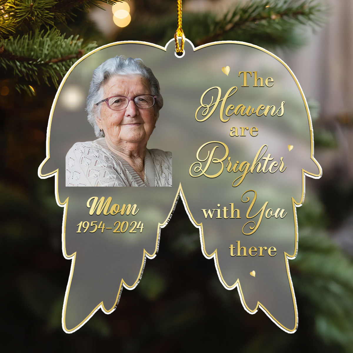 In Heaven - Personalized Custom Frosted Acrylic Ornament