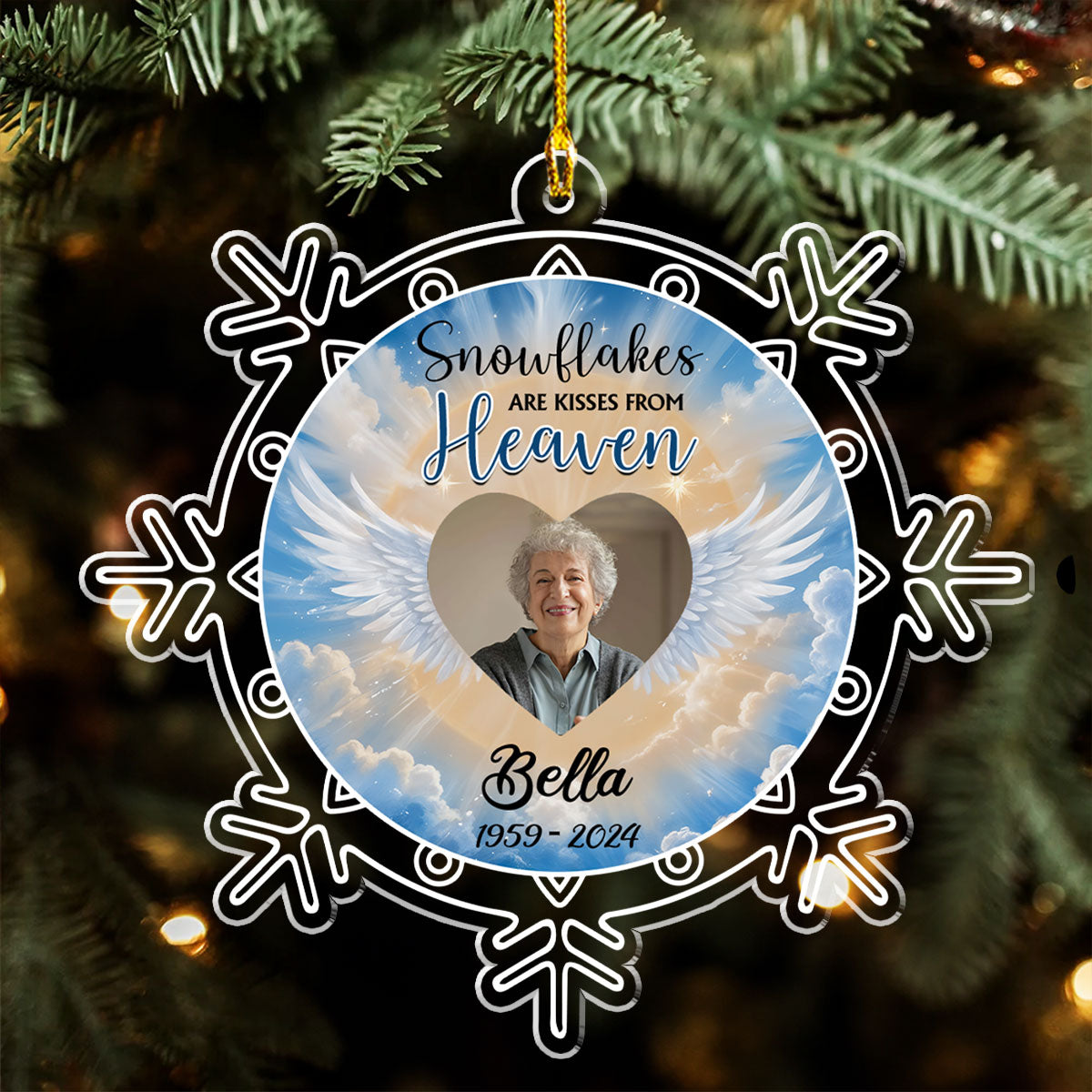 Snowflakes - Personalized Custom Acrylic Ornament