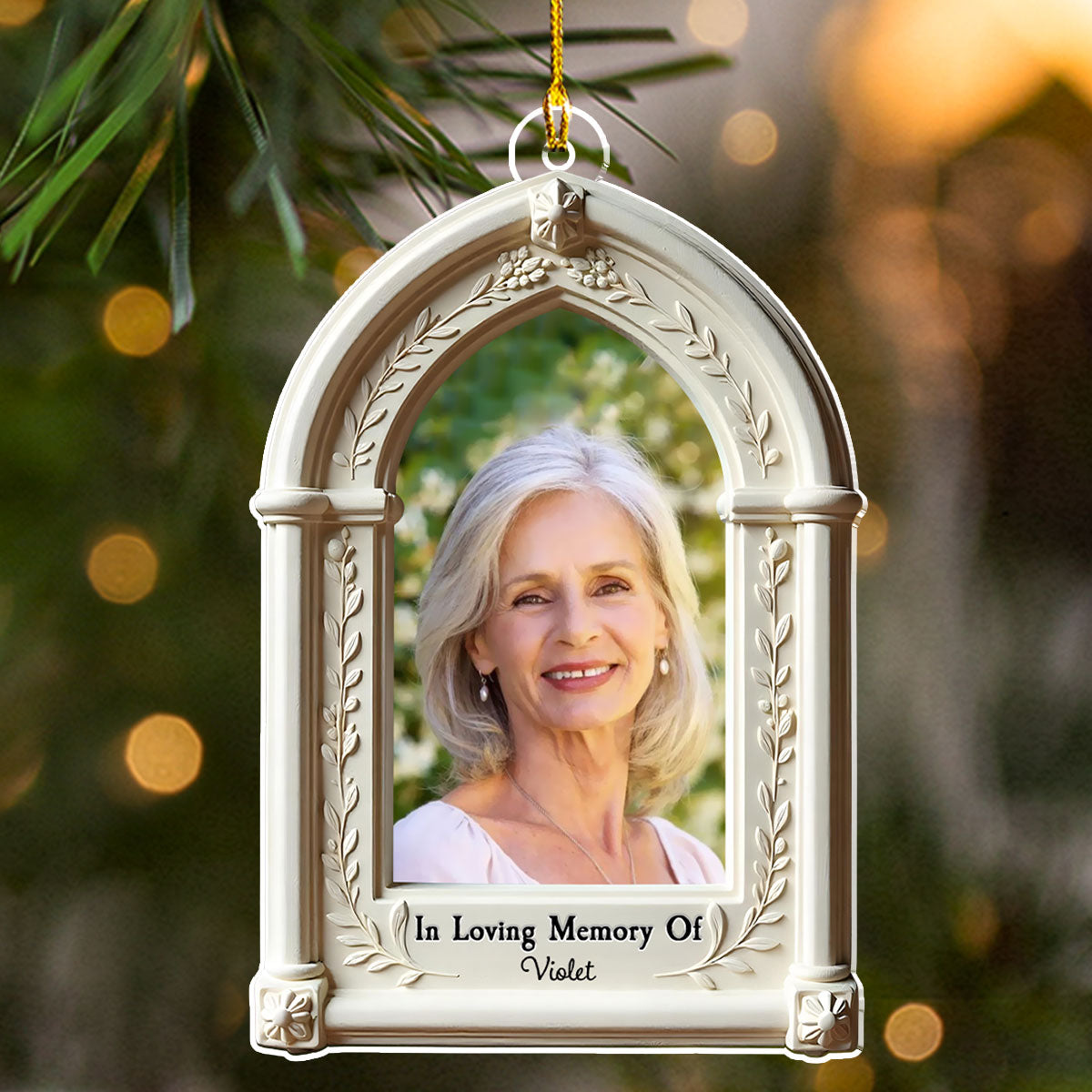 In Loving Memorial - Personalized Custom Acrylic Ornament