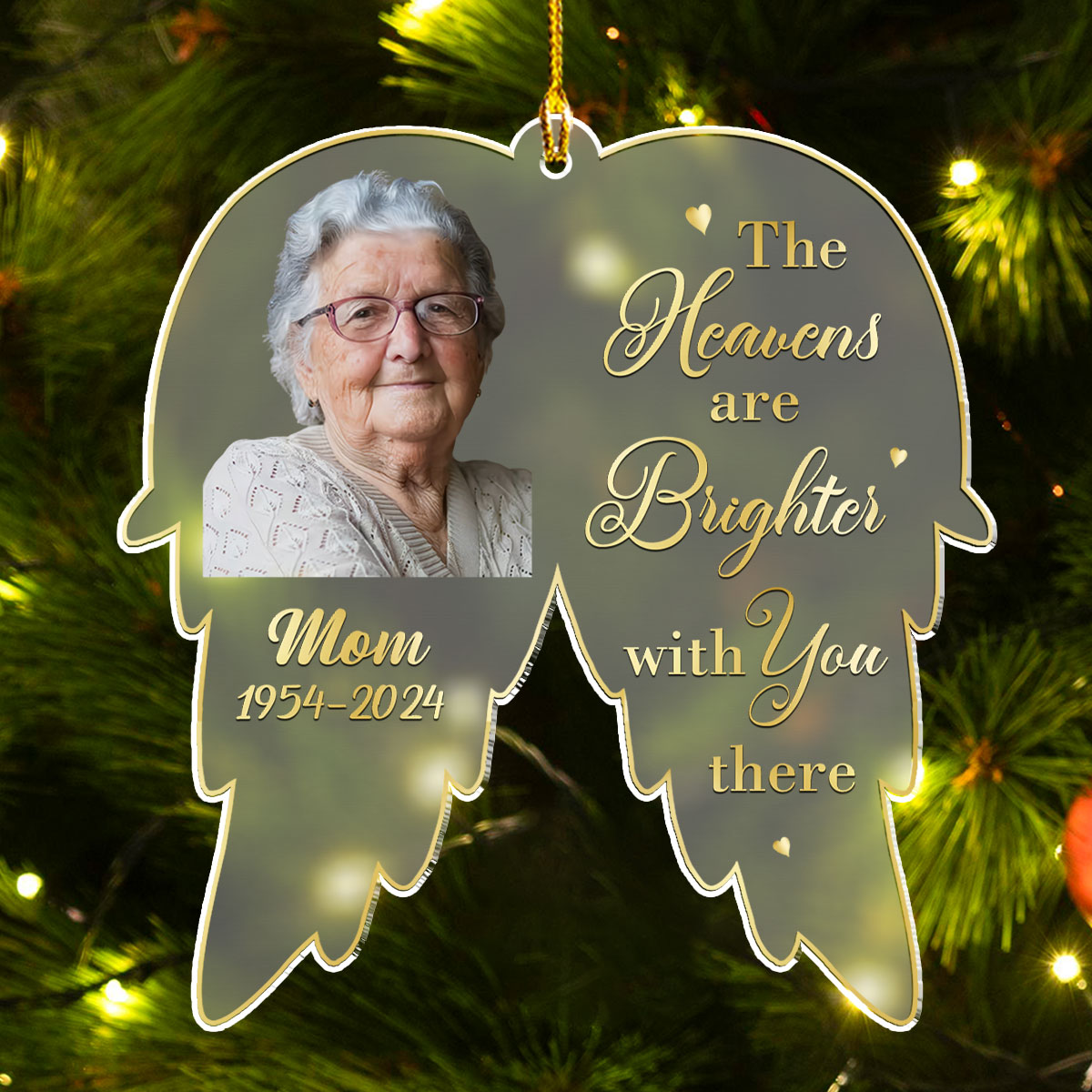 In Heaven - Personalized Custom Frosted Acrylic Ornament