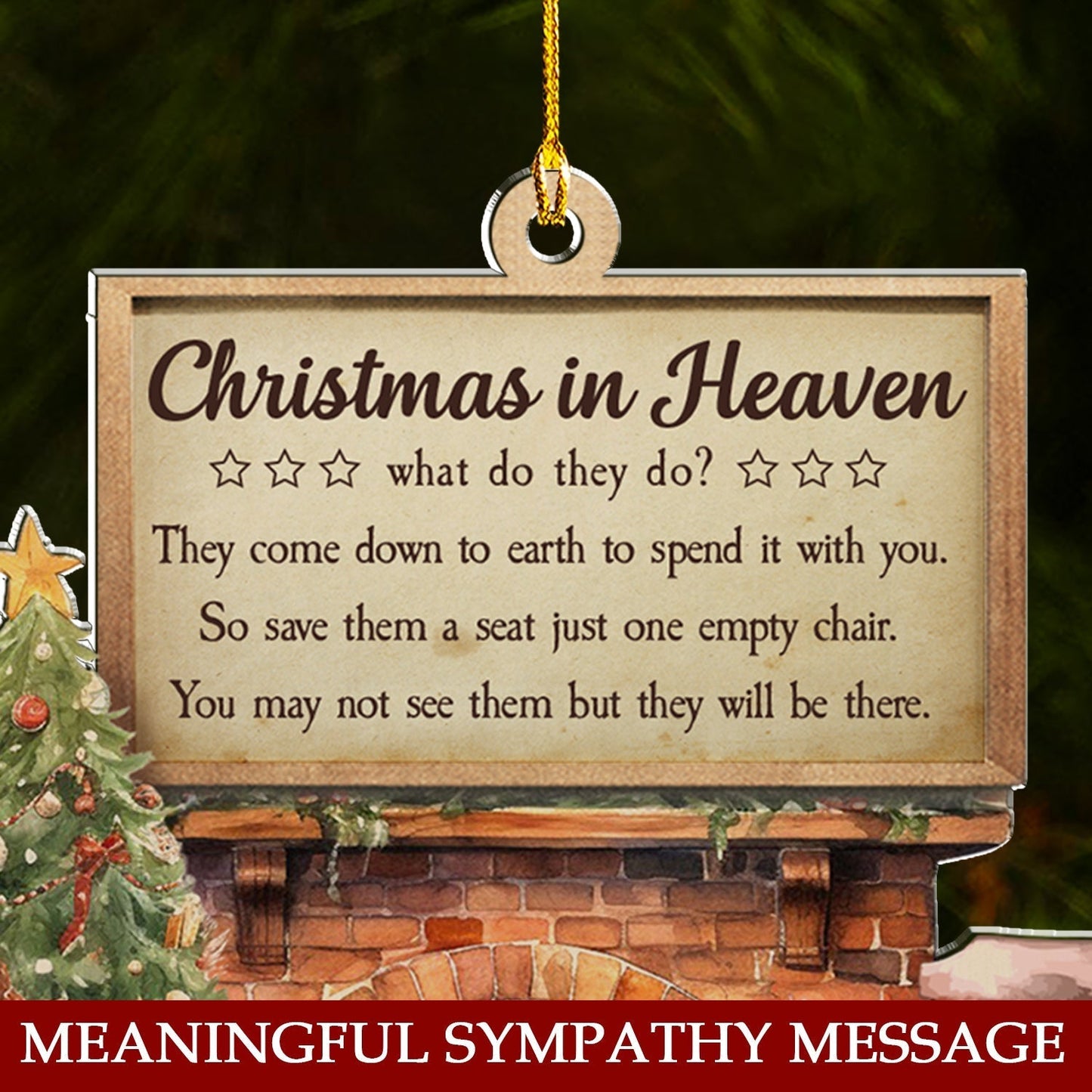 Christmas In Heaven - Acrylic Ornament