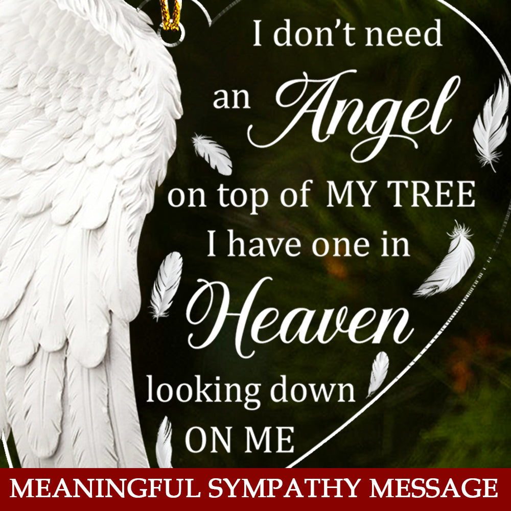 Angel In Heaven - Acrylic Ornament