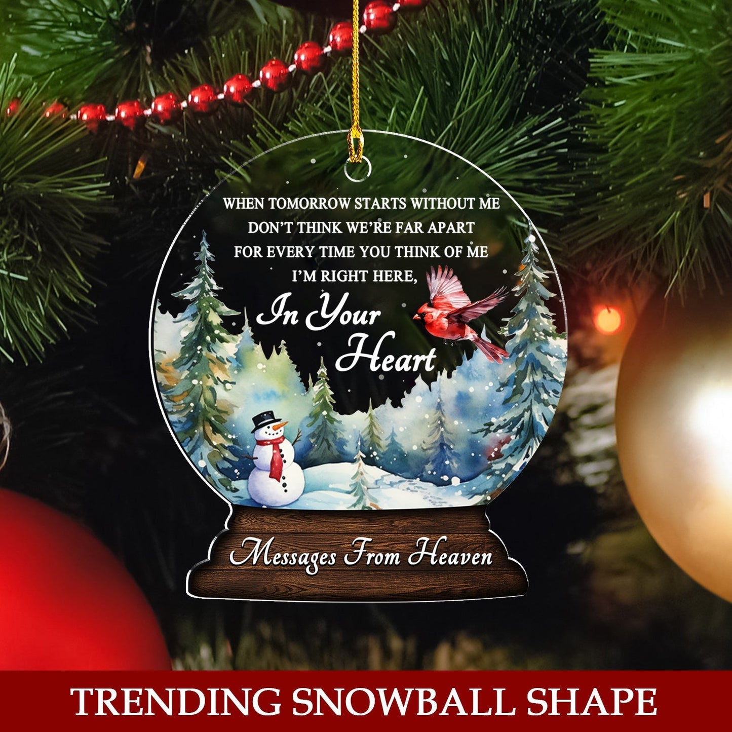 Messages From Heaven - Acrylic Ornament