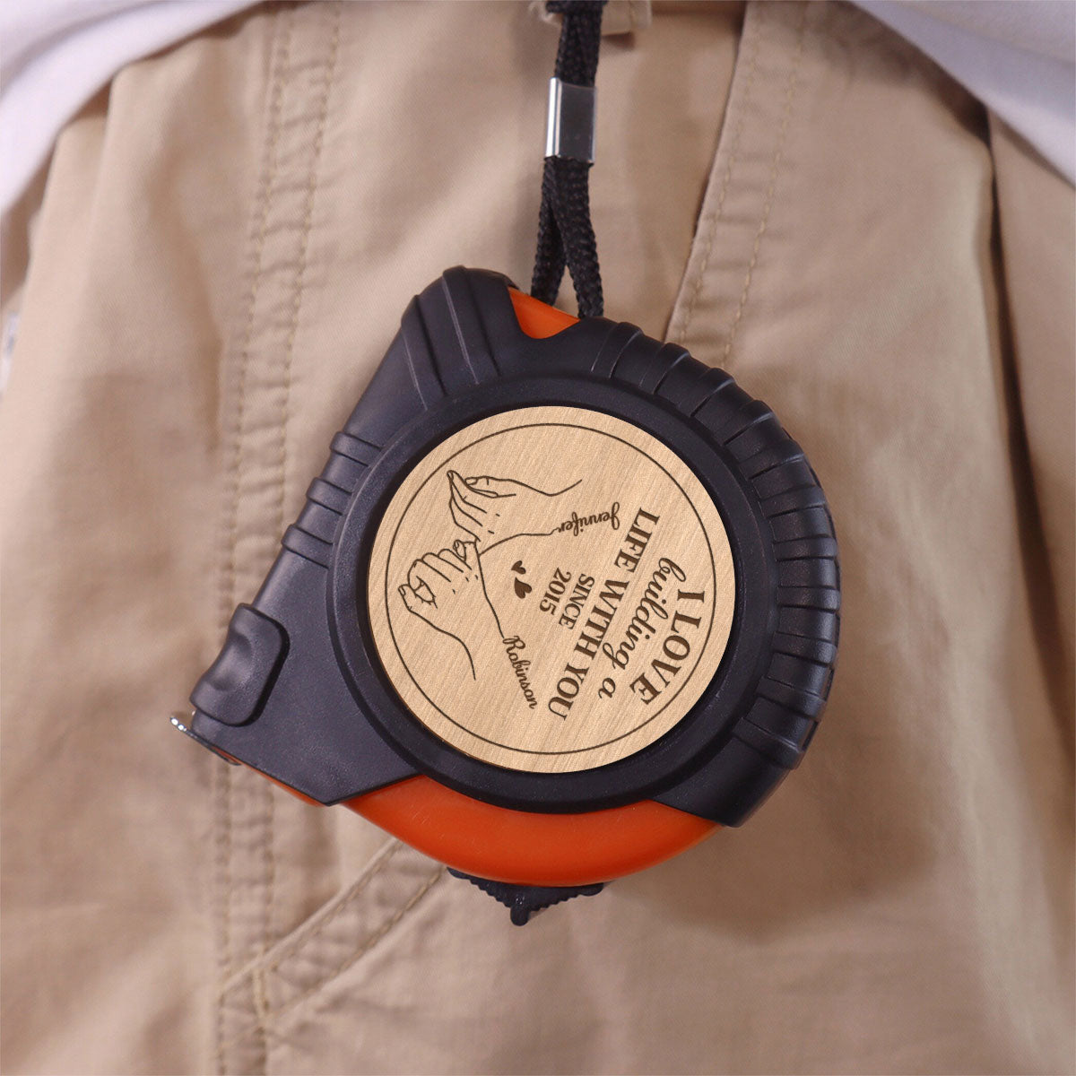 With You - Personalized Custom Tape Measure