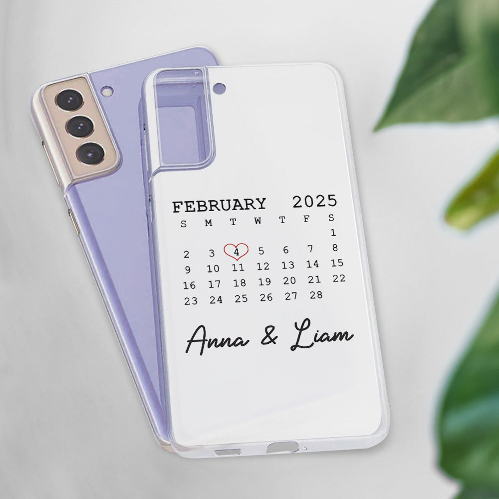 Save The Date Forever - Personalized Custom Phone Case