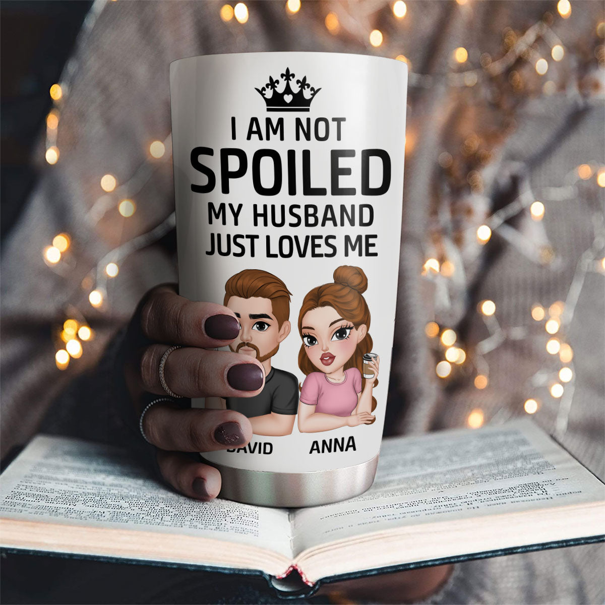 Wife Nutrition Facts - Personalized Custom Tumbler