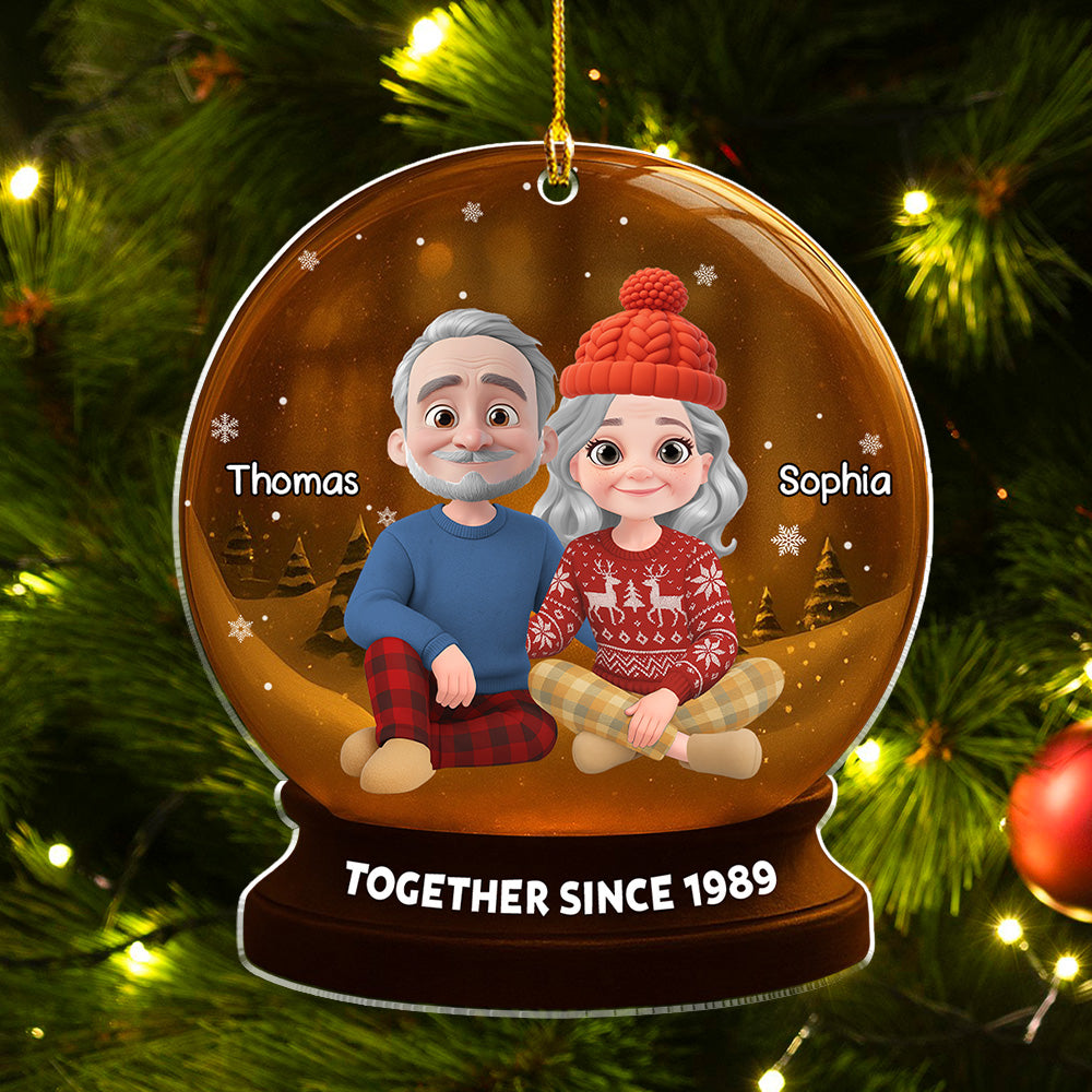 Captured Moments Of Us - Personalized Custom Acrylic Ornament