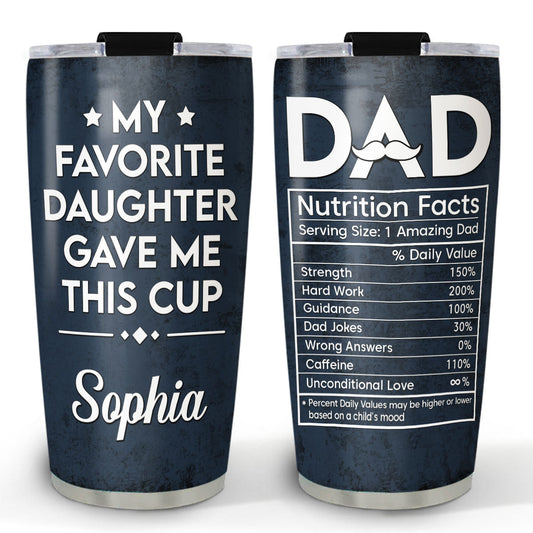 Gift From My Favorite Child - Personalized Custom Tumbler