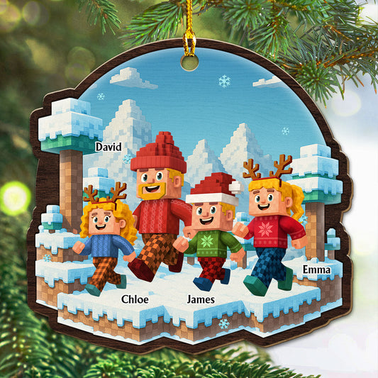 Let Us Go - Personalized Custom Wood Ornament
