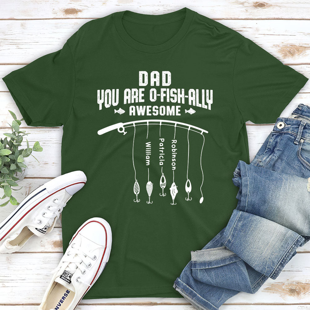 Ofishally Awesome Dad - Personalized Custom Shirt