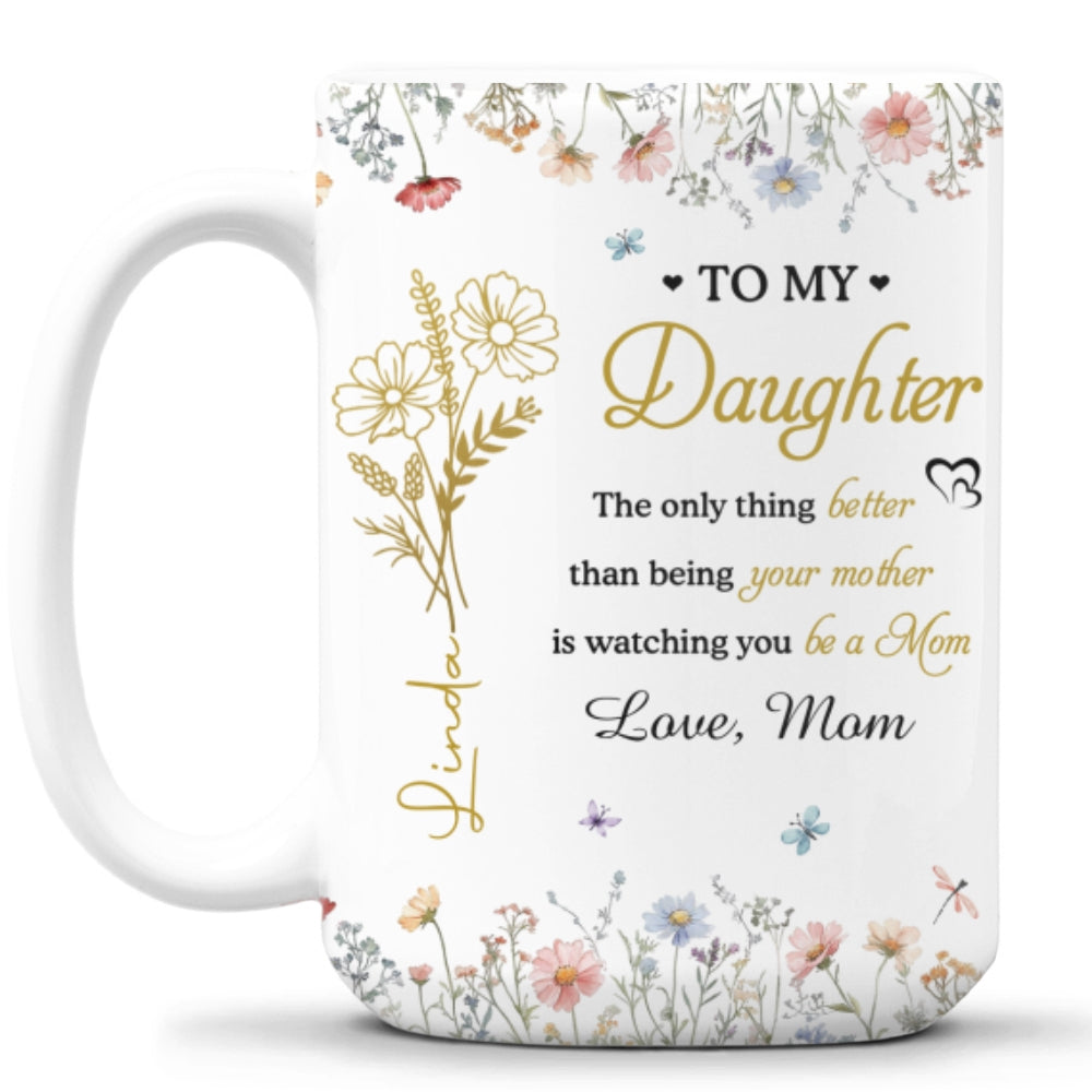 Love My Daughter In Law - Personalized Custom Coffee Mug