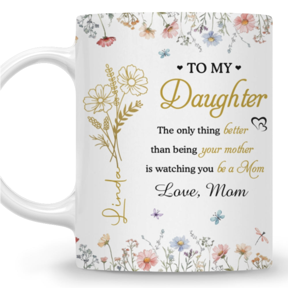 Love My Daughter In Law - Personalized Custom Coffee Mug