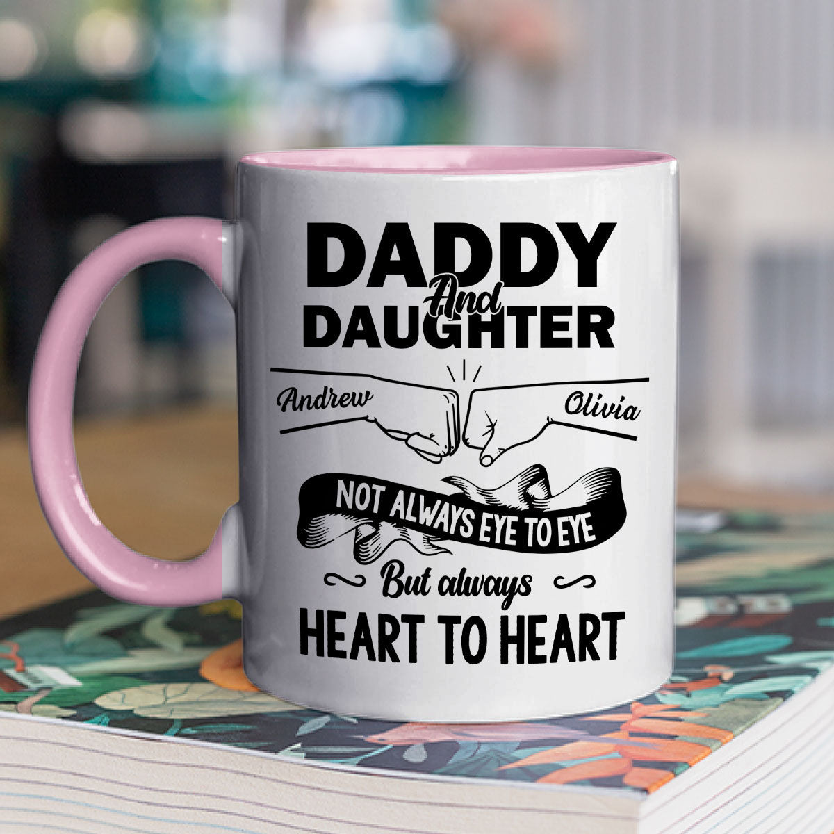 You Are The Best - Personalized Custom Accent Mug