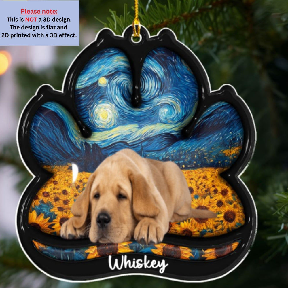 Lay Here With Me Photo - Personalized Custom 3D Effect Acrylic Ornament