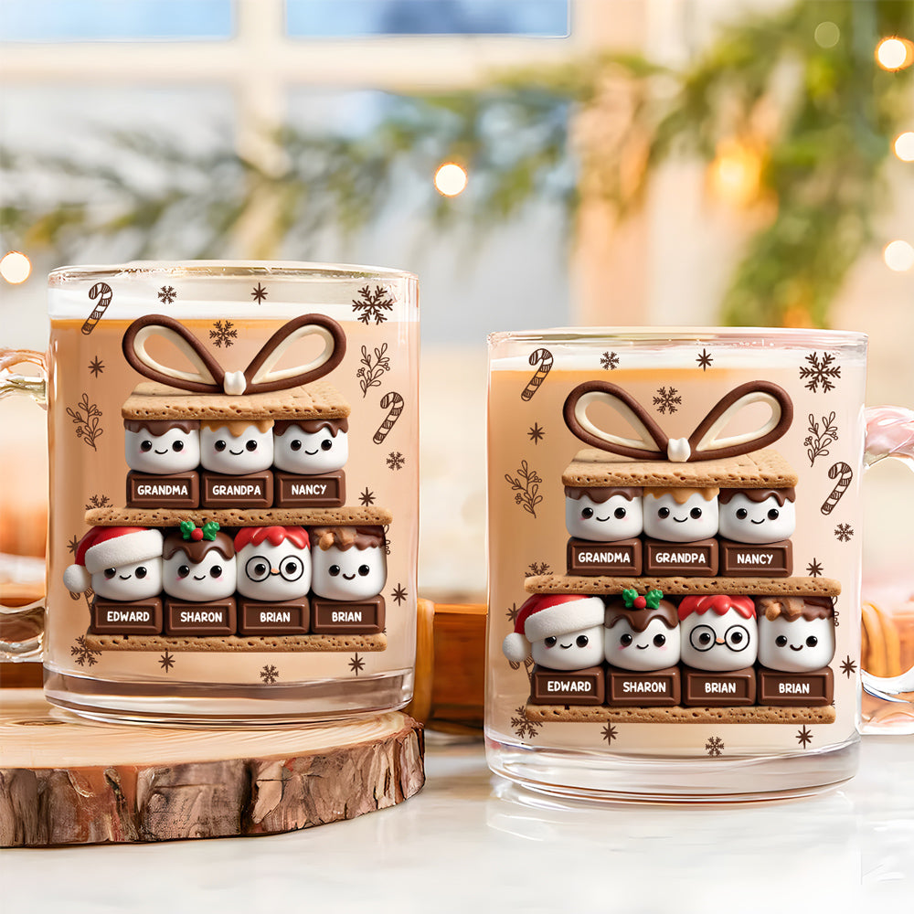 Happy Smores - Personalized Custom Glass Mug