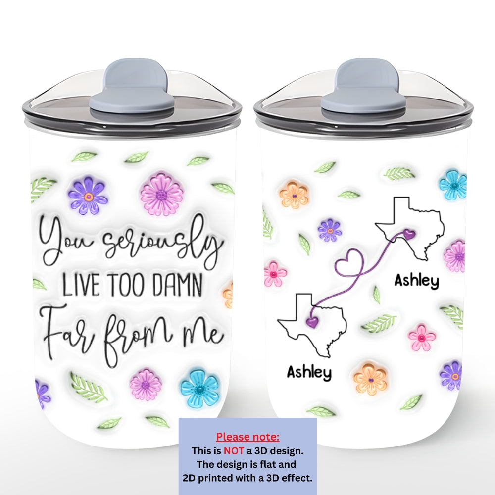 Wish You Lived Much Closer - Personalized Custom 10oz Tumbler