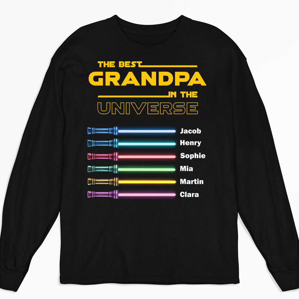 Best Dad In The Universe - Personalized Custom Shirt