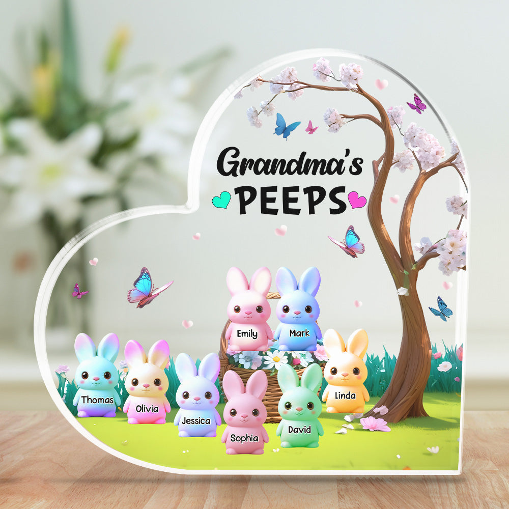 Marshmallow Rabbit - Personalized Custom Acrylic Plaque
