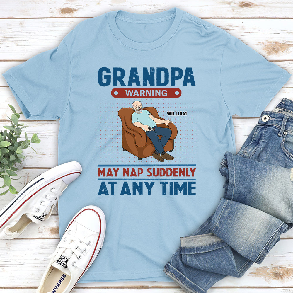Nap At Anytime - Personalized Custom Shirt