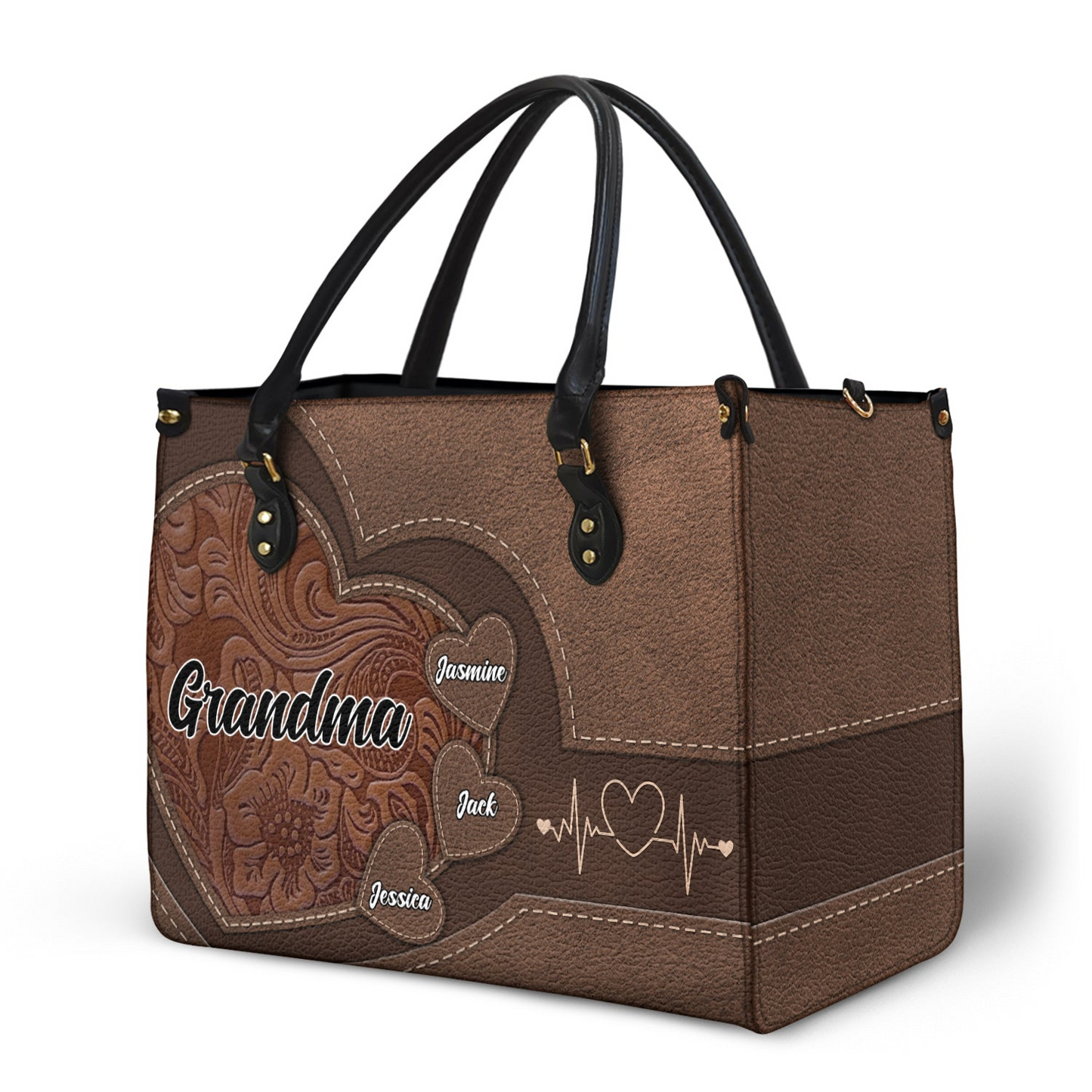 Little Sweethearts - Personalized Custom Leather Bag