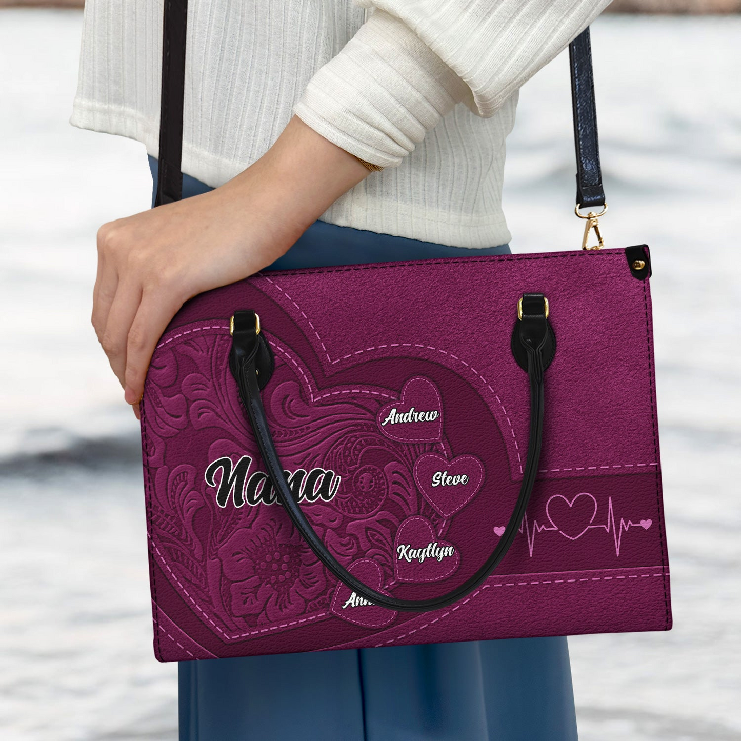 Little Sweethearts - Personalized Custom Leather Bag