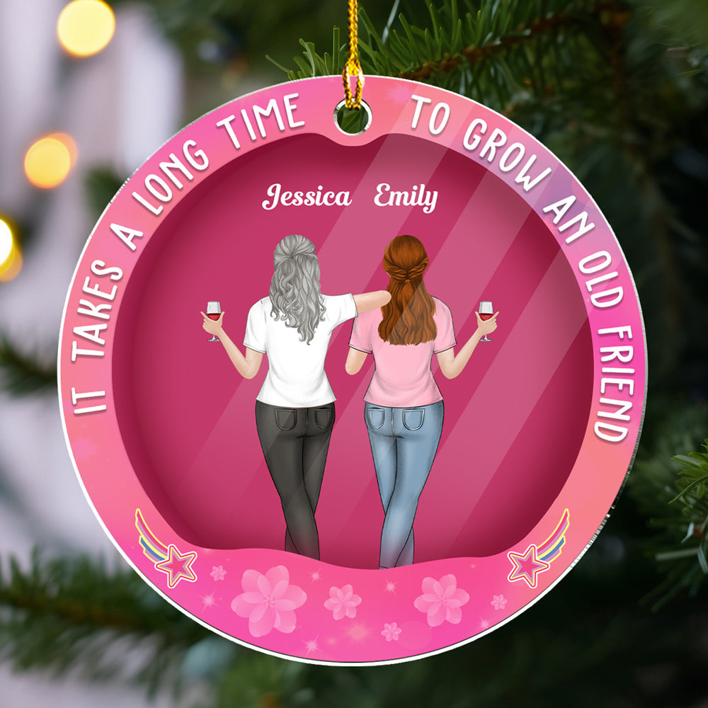 Best Friends Forever - Personalized Custom Acrylic Ornament