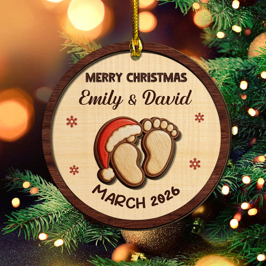 We Are Expecting You - Personalized Custom 2-Layered Wood Ornament