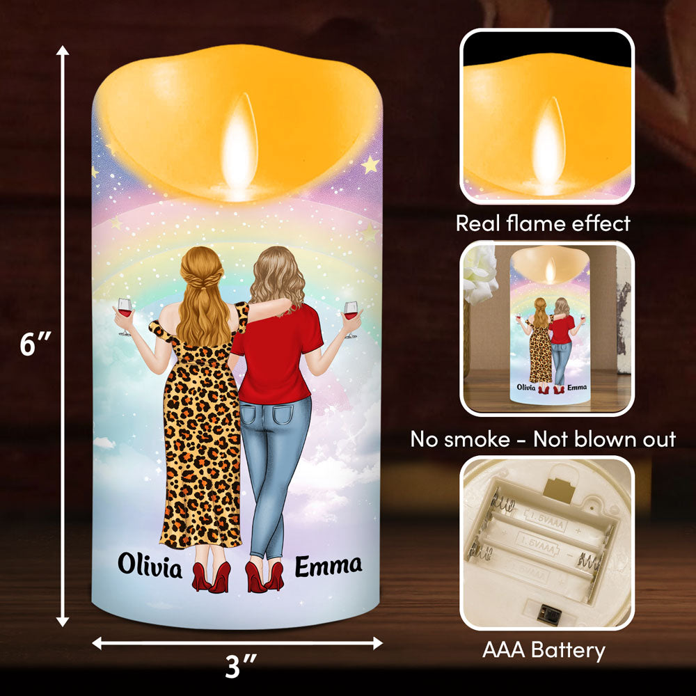 By Your Side - Personalized Custom LED Candle
